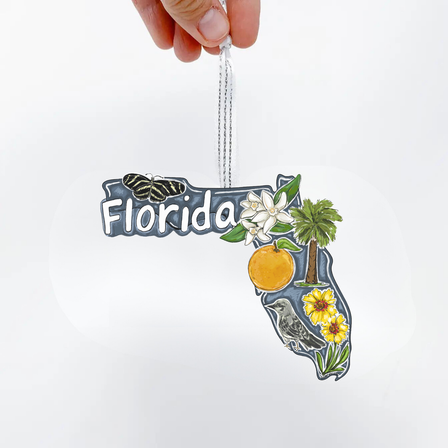 Acrylic Florida State Favorites Ornament
