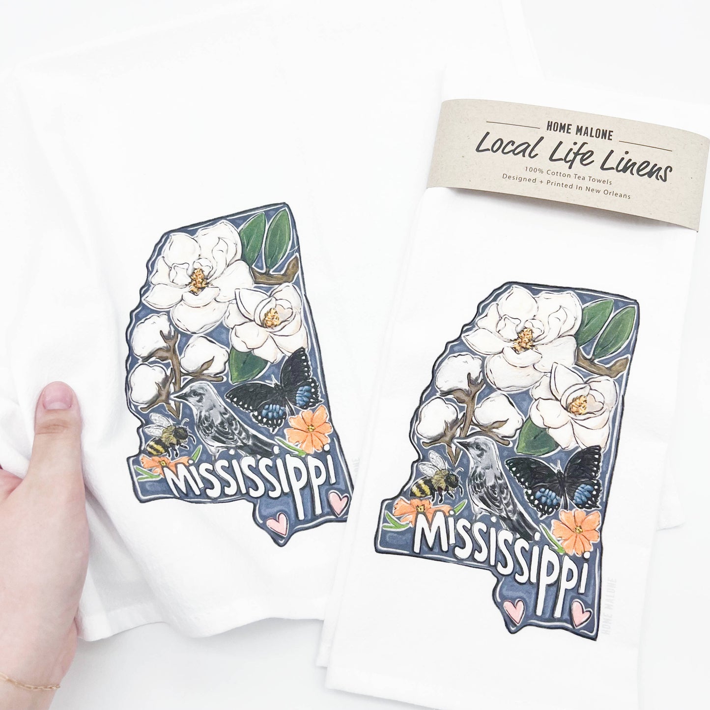 Mississippi State Favorites Tea Towel