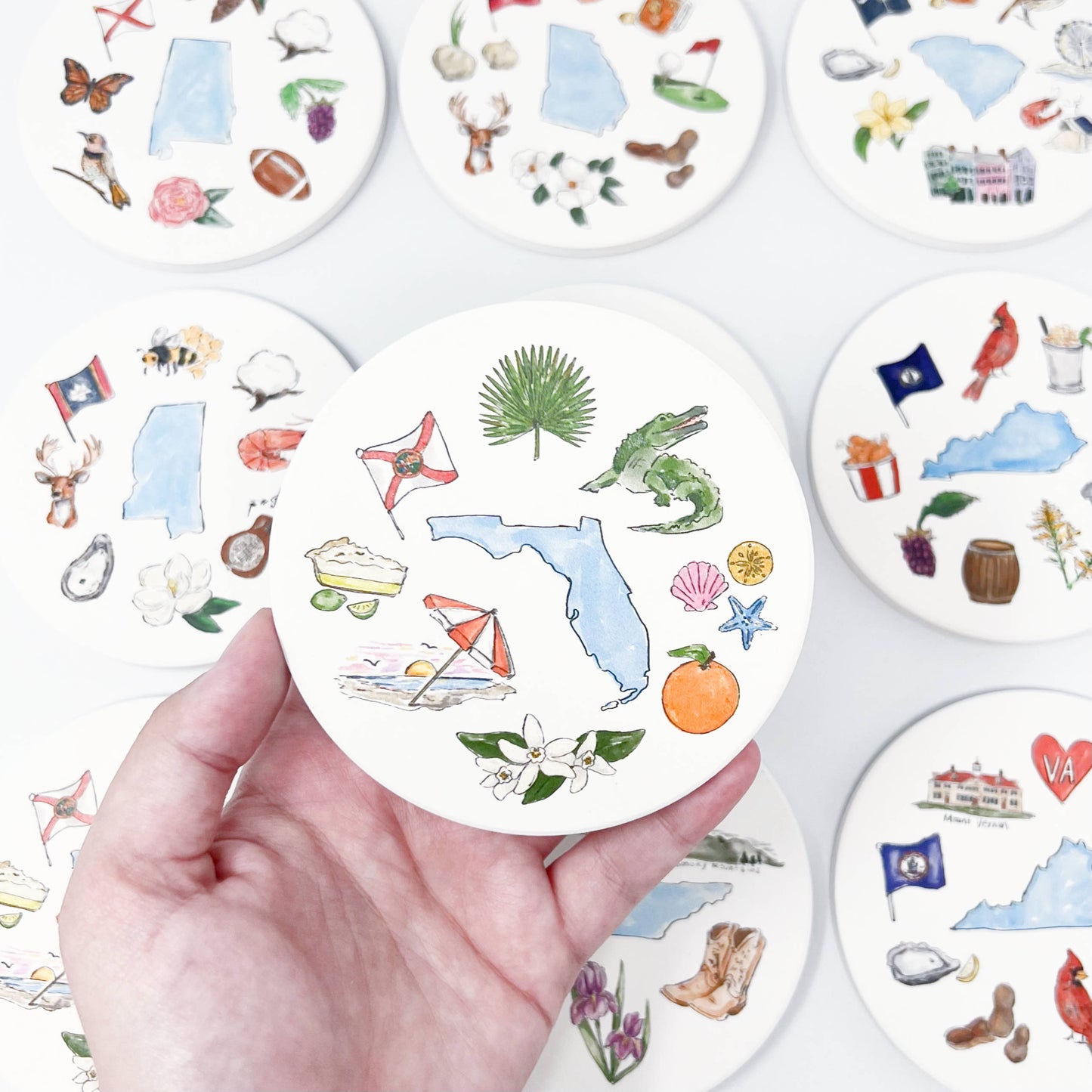 Florida Icons Coaster