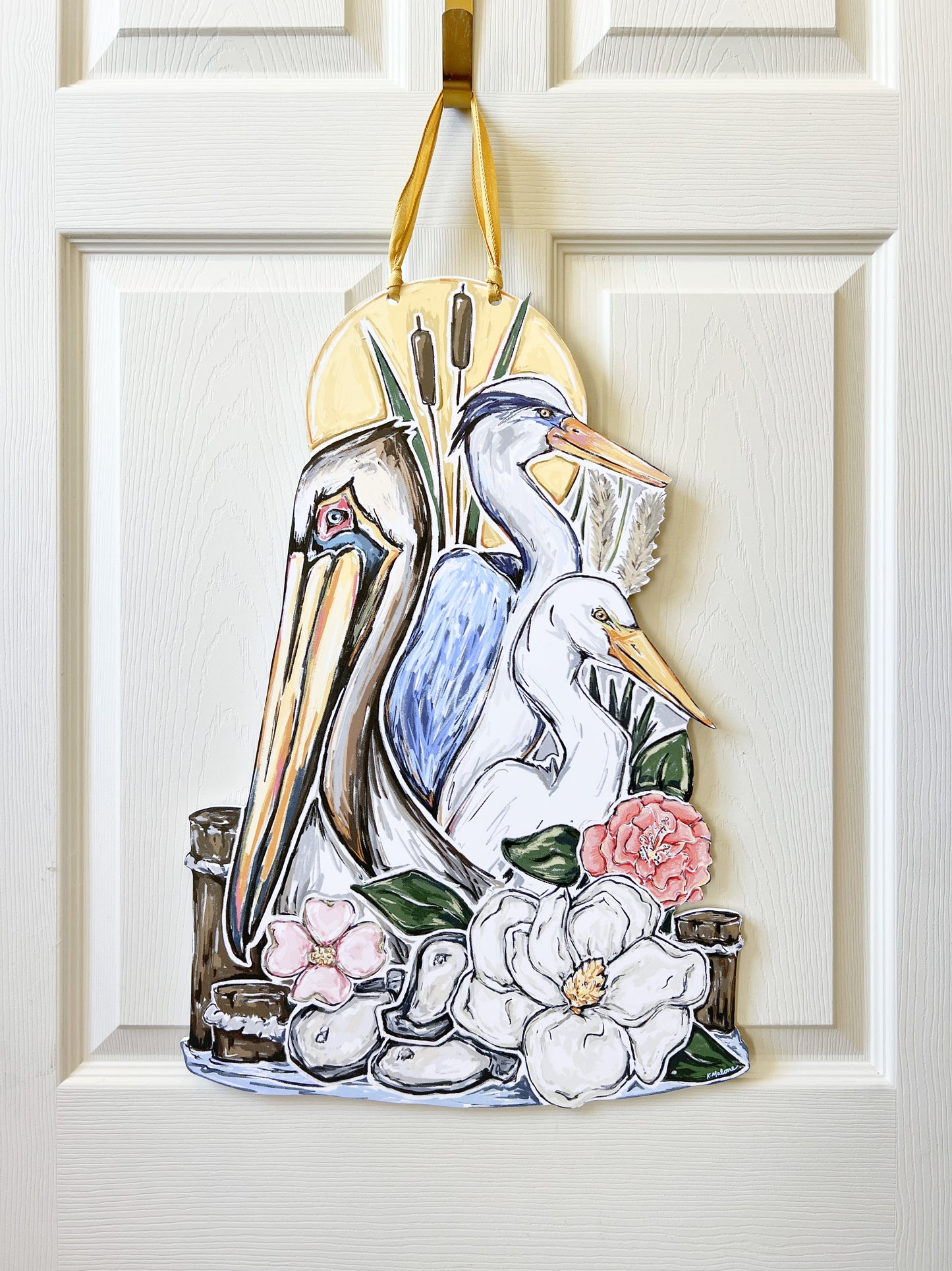 Southern Marshland Door Hanger