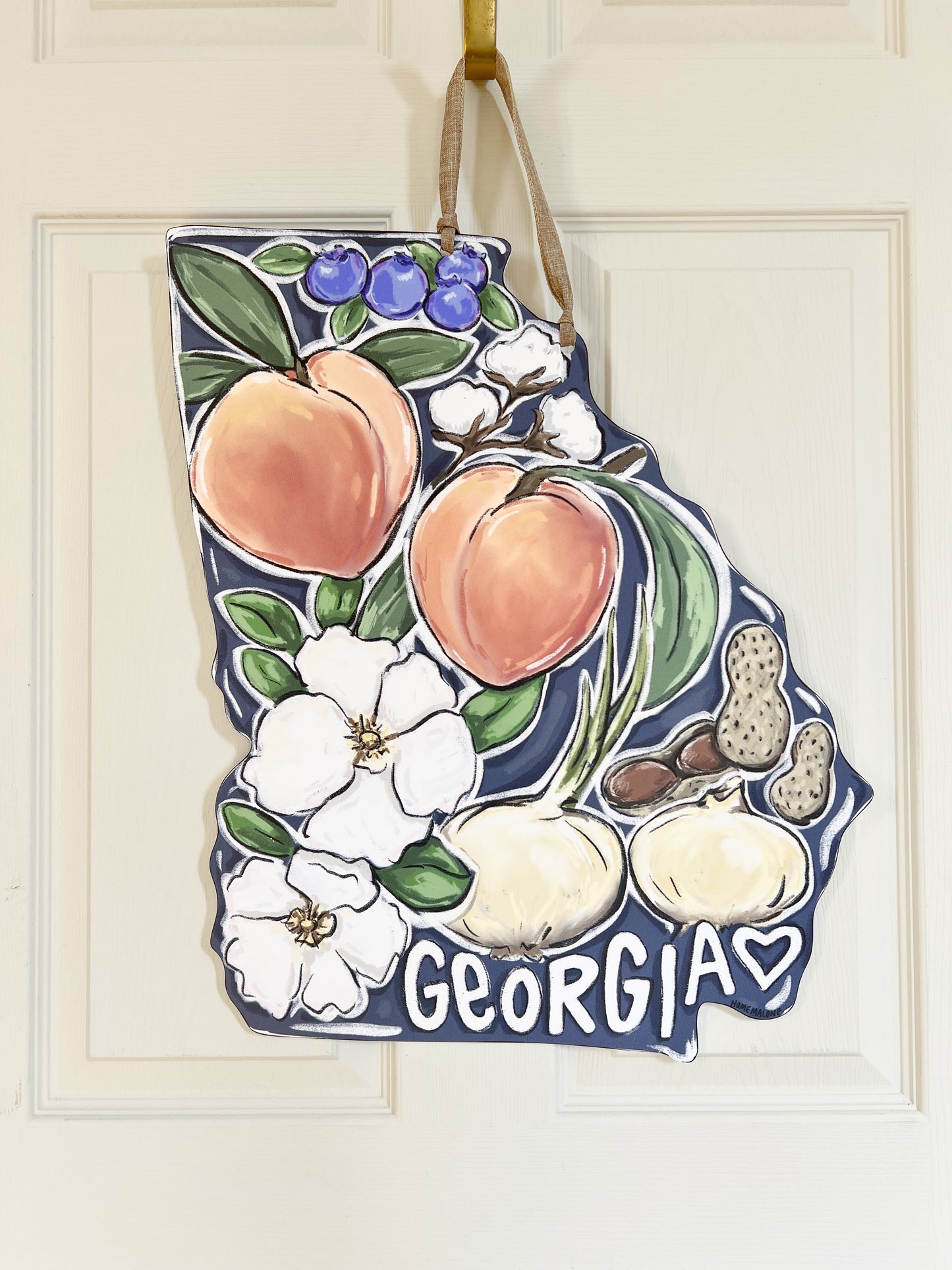 Georgia State Favorites Door Hanger