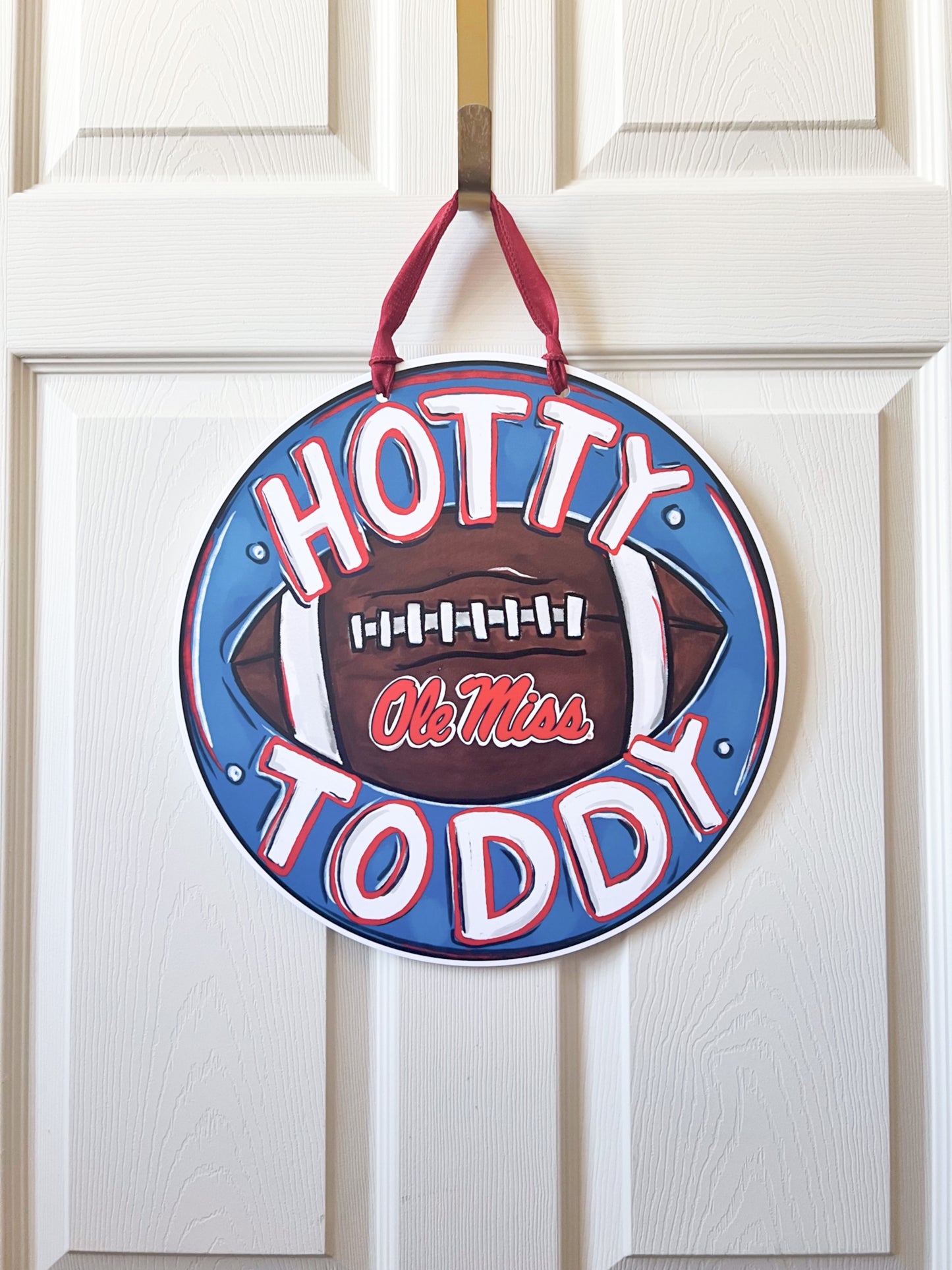 Ole Miss Hotty Toddy Door Hanger