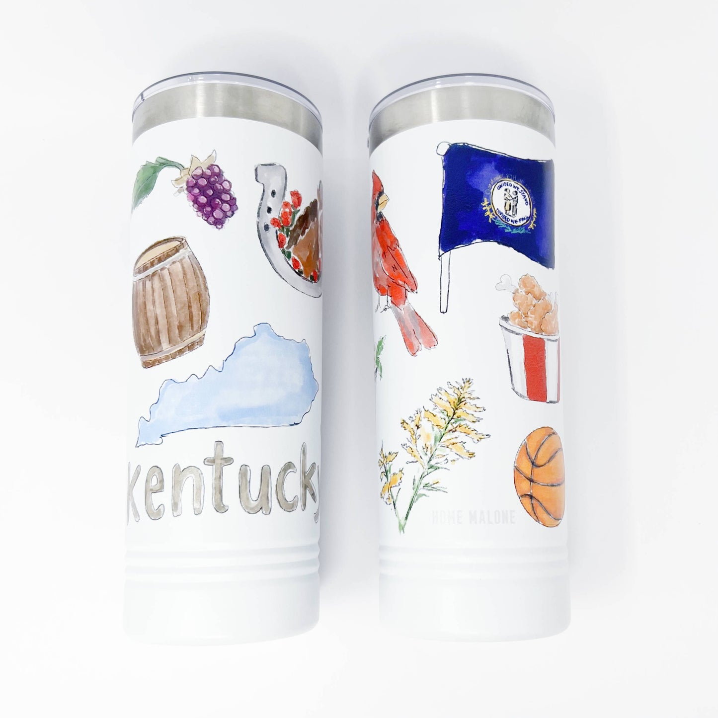 Kentucky Icons Skinny Tumbler 22oz