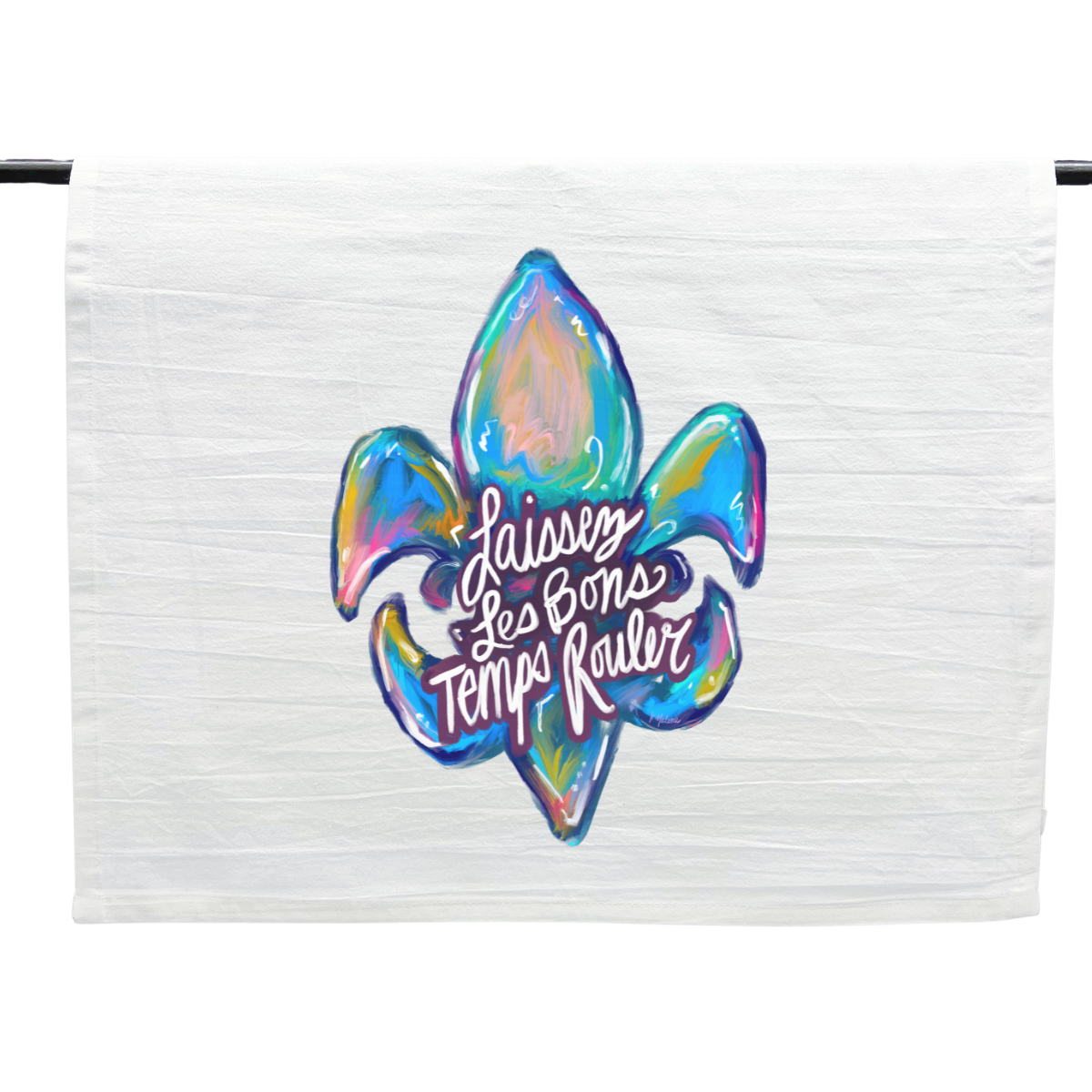 Laissez Les Bons Temps Rouler Tea Towel