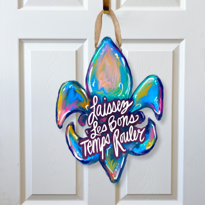 Laissez Les Bons Temps Rouler Door Hanger