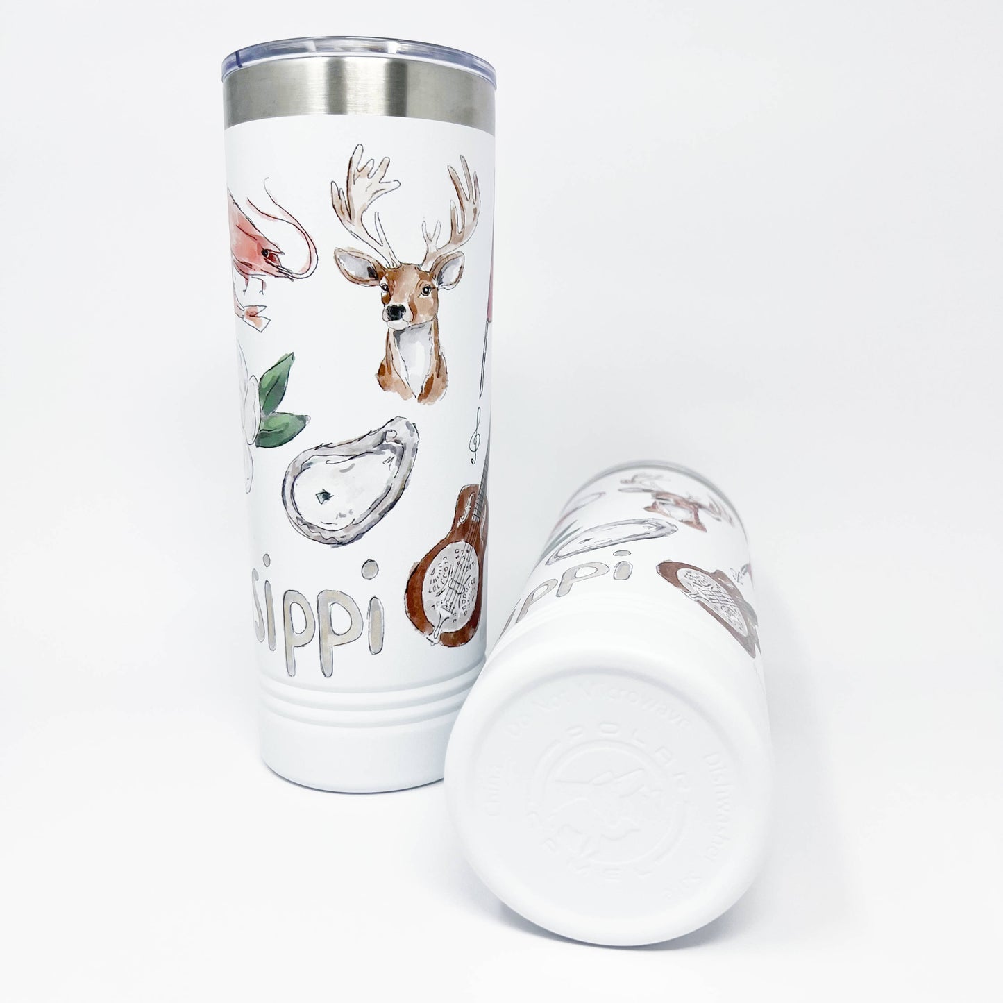 Mississippi Icons Skinny Tumbler 22oz
