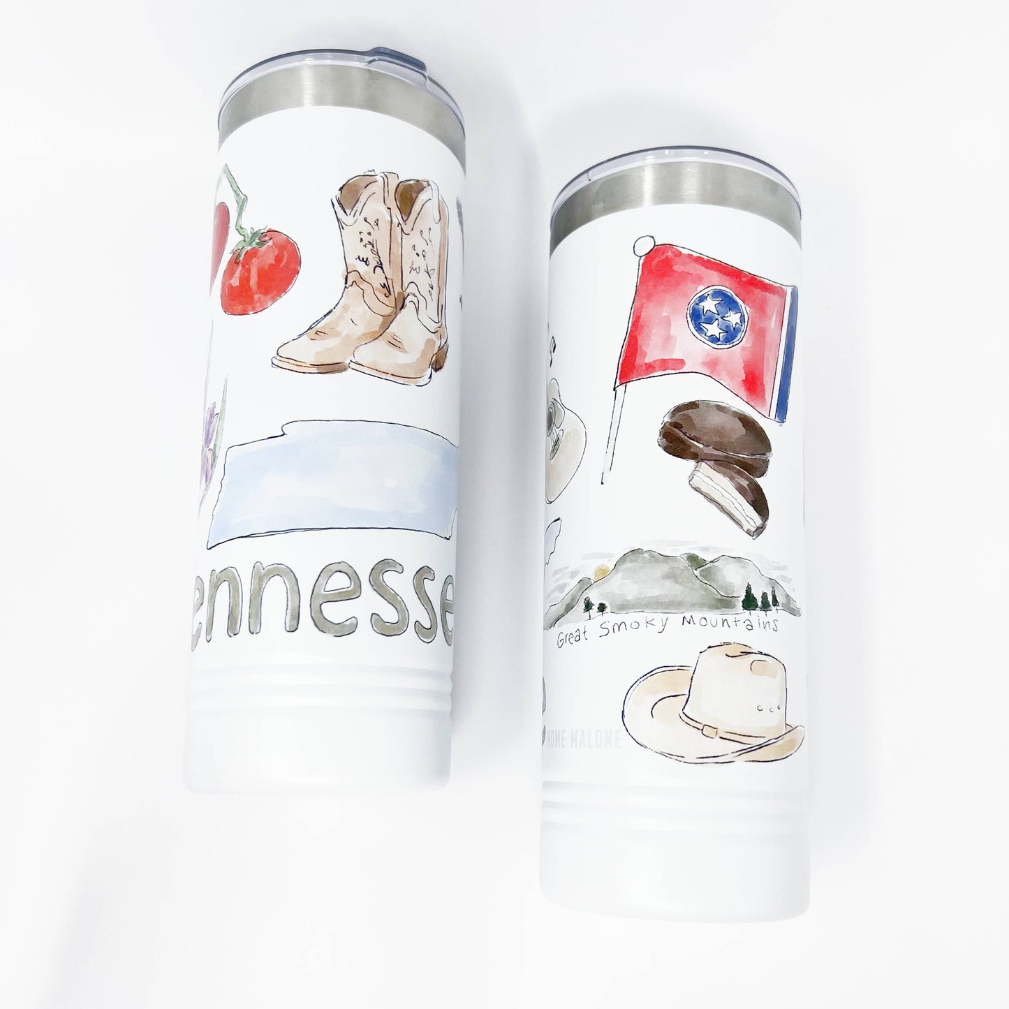 Tennessee Icons Skinny Tumbler 22oz