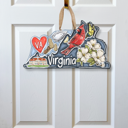Virginia State Favorites Door Hanger