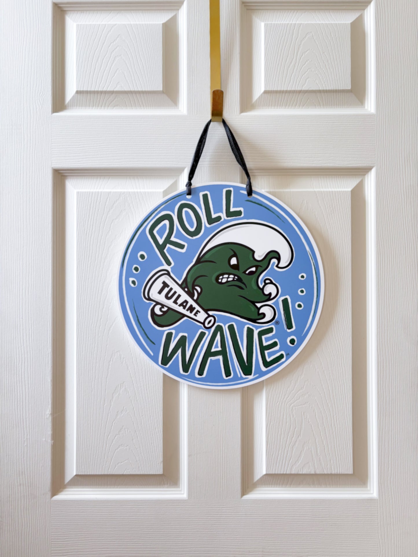 Tulane Roll Wave Door Hanger