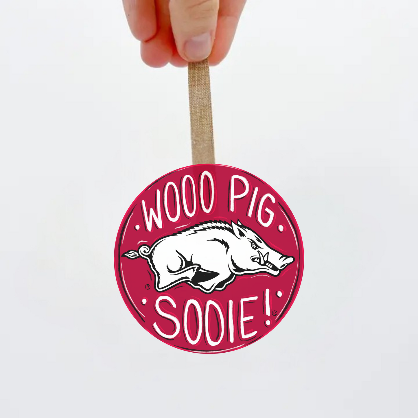 Arkansas Razorbacks Acrylic Ornament