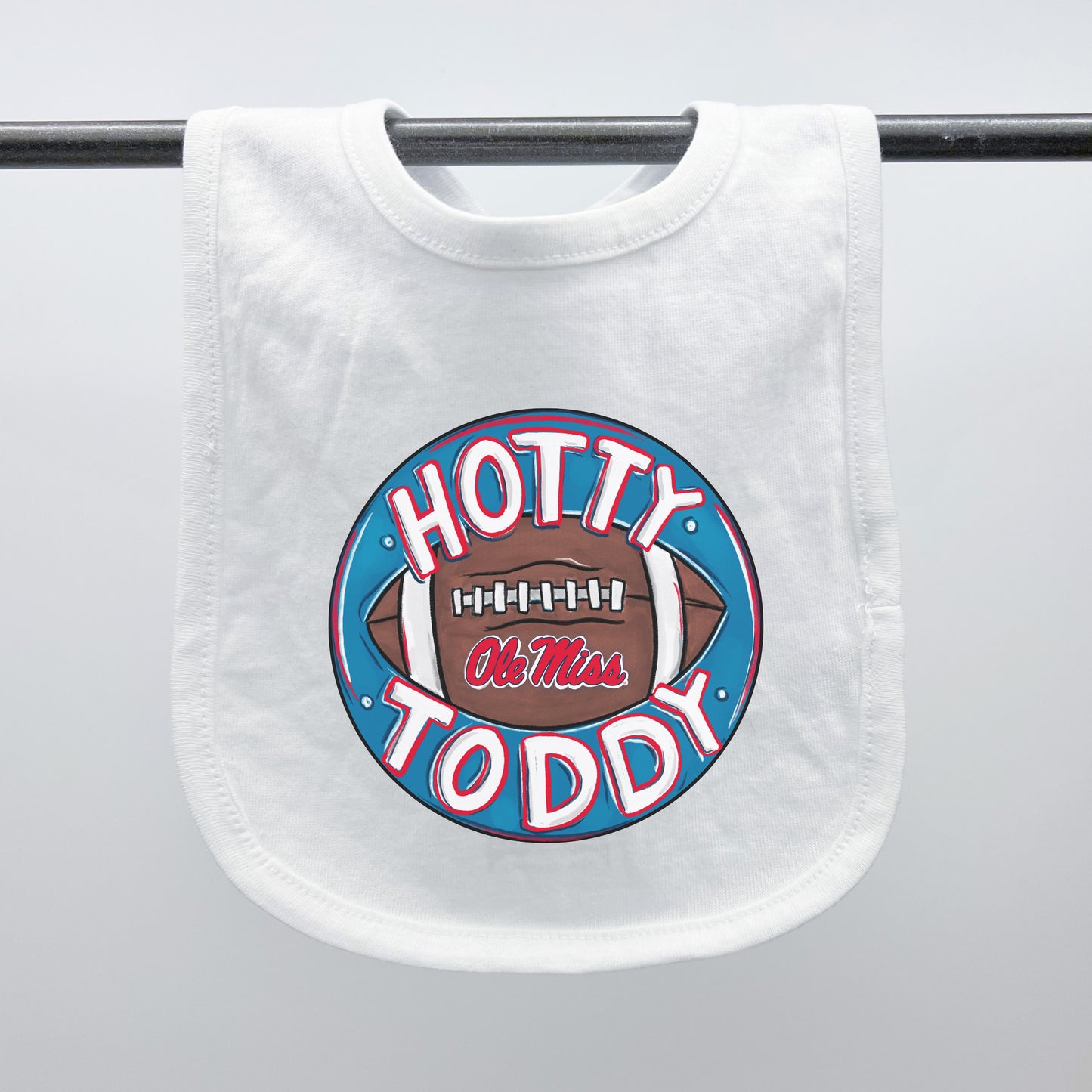 Ole Miss Hotty Toddy Baby Bib