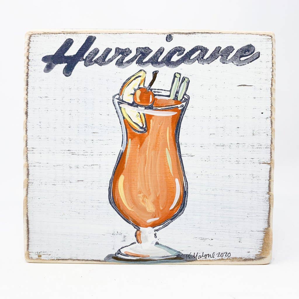 Square Wood Signs - Fun Decorative Wall Decor