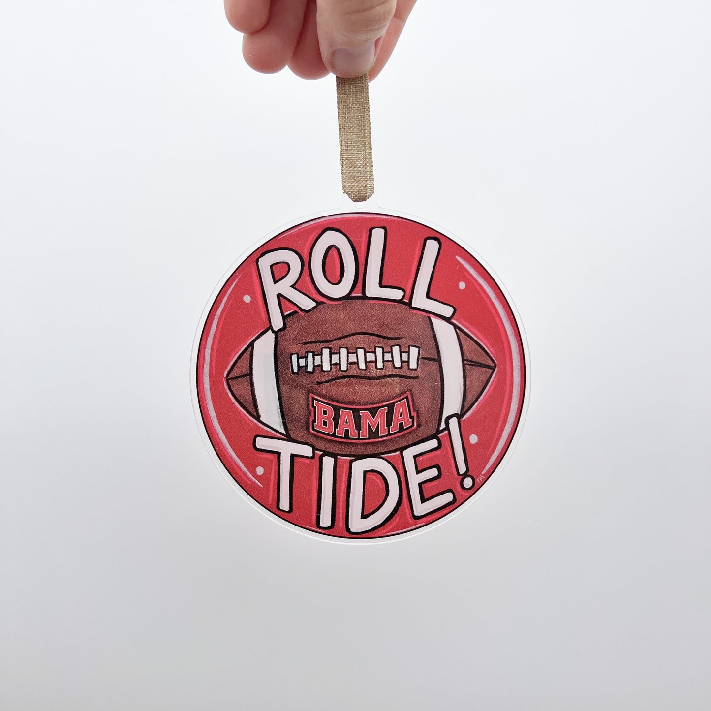 Alabama Roll Tide Acrylic Ornament