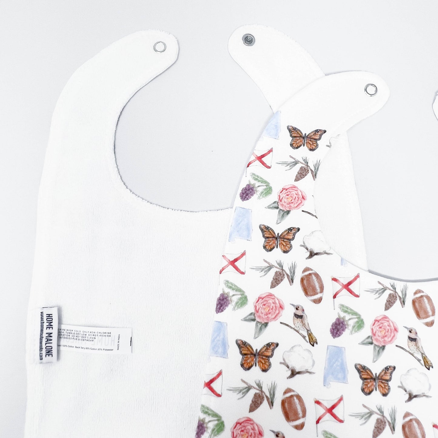 Alabama Icons Baby Bib