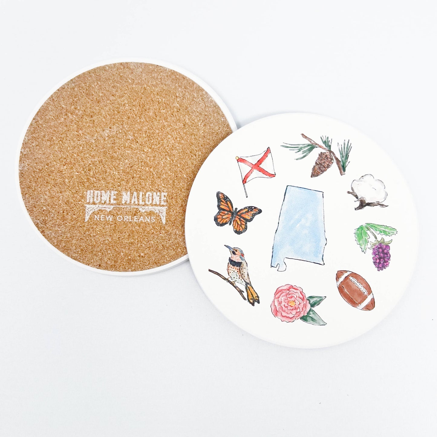 Alabama Icons Coaster