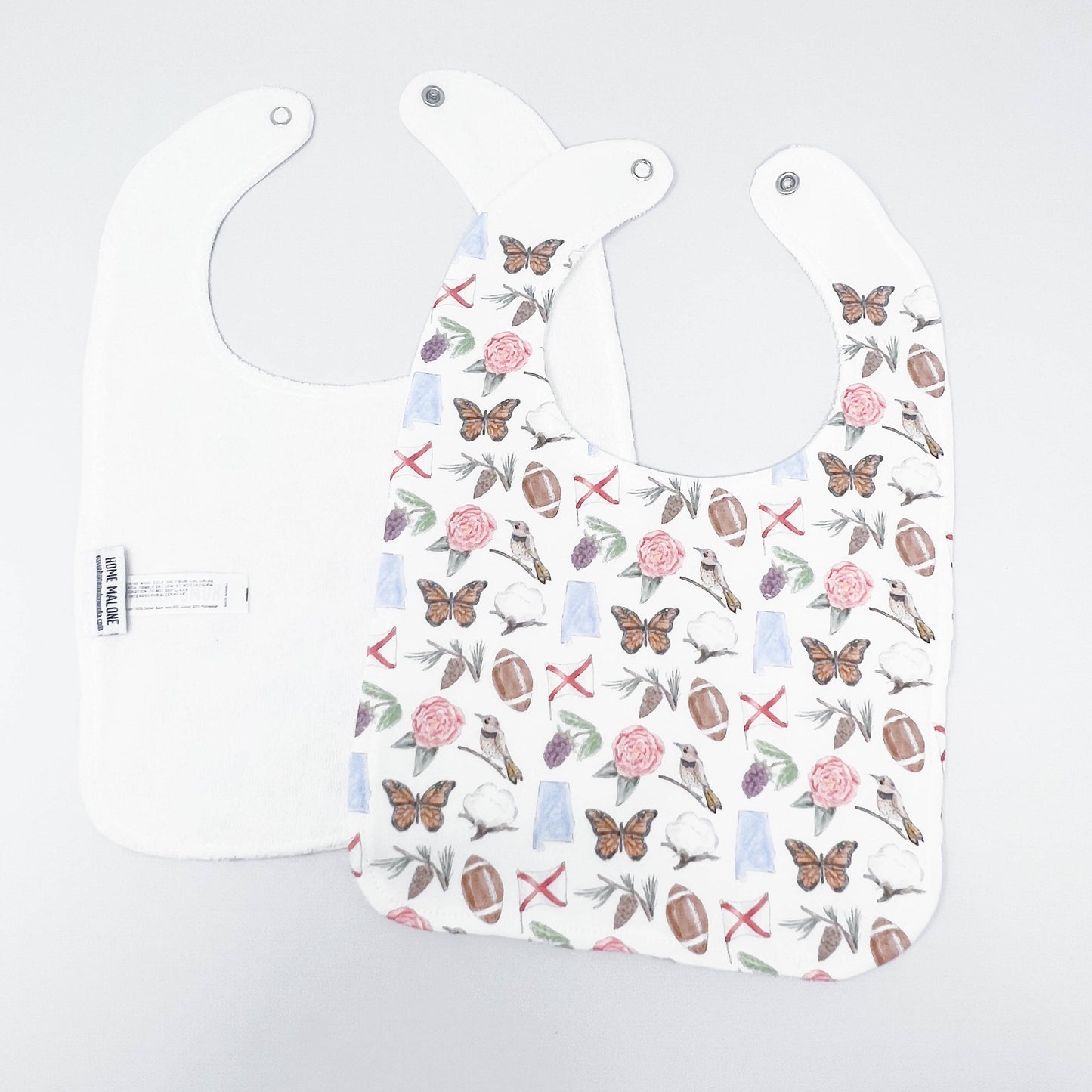 Alabama Icons Baby Bib