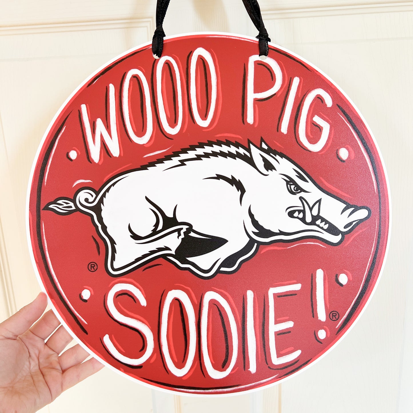 Arkansas Razorbacks Door Hanger