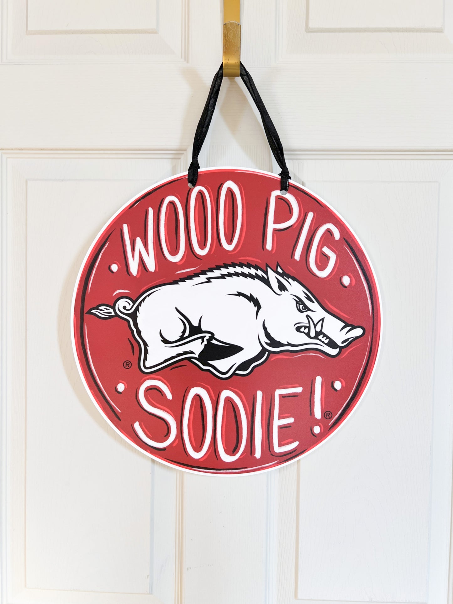 Arkansas Razorbacks Door Hanger