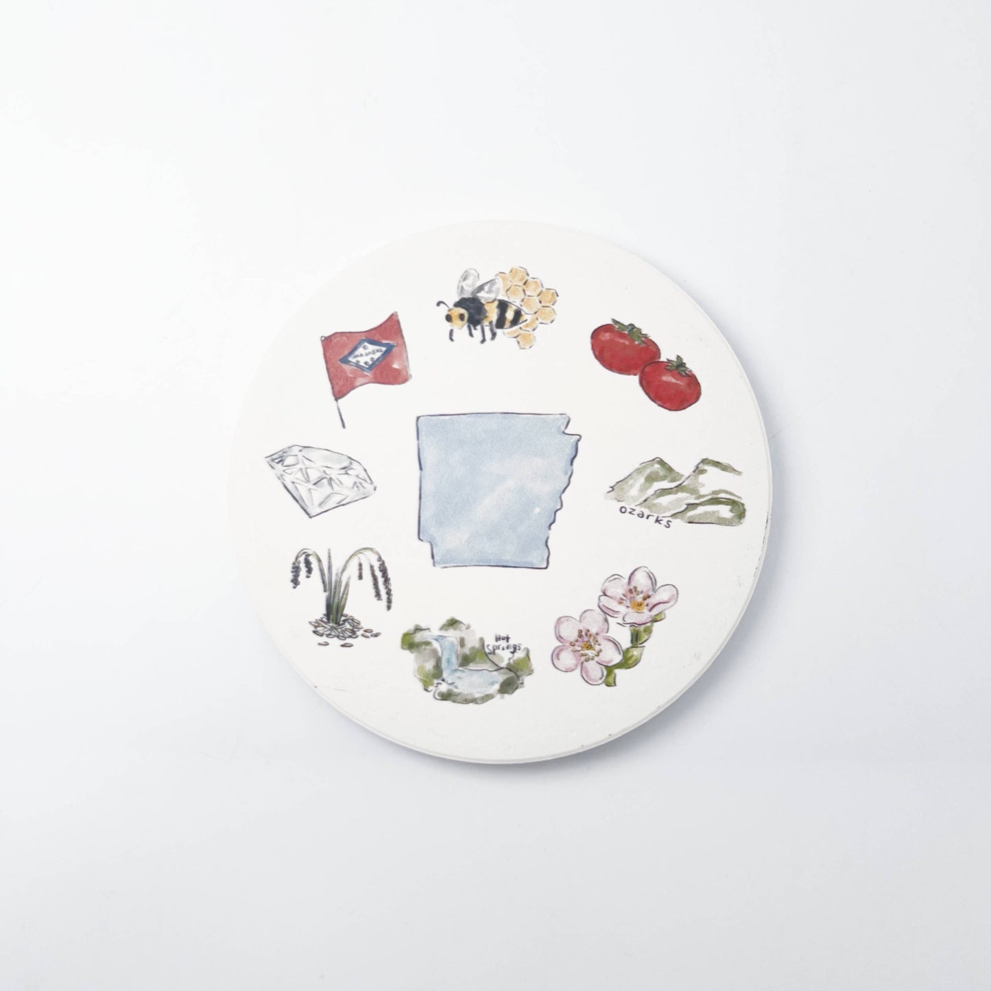 Arkansas Icons Coaster