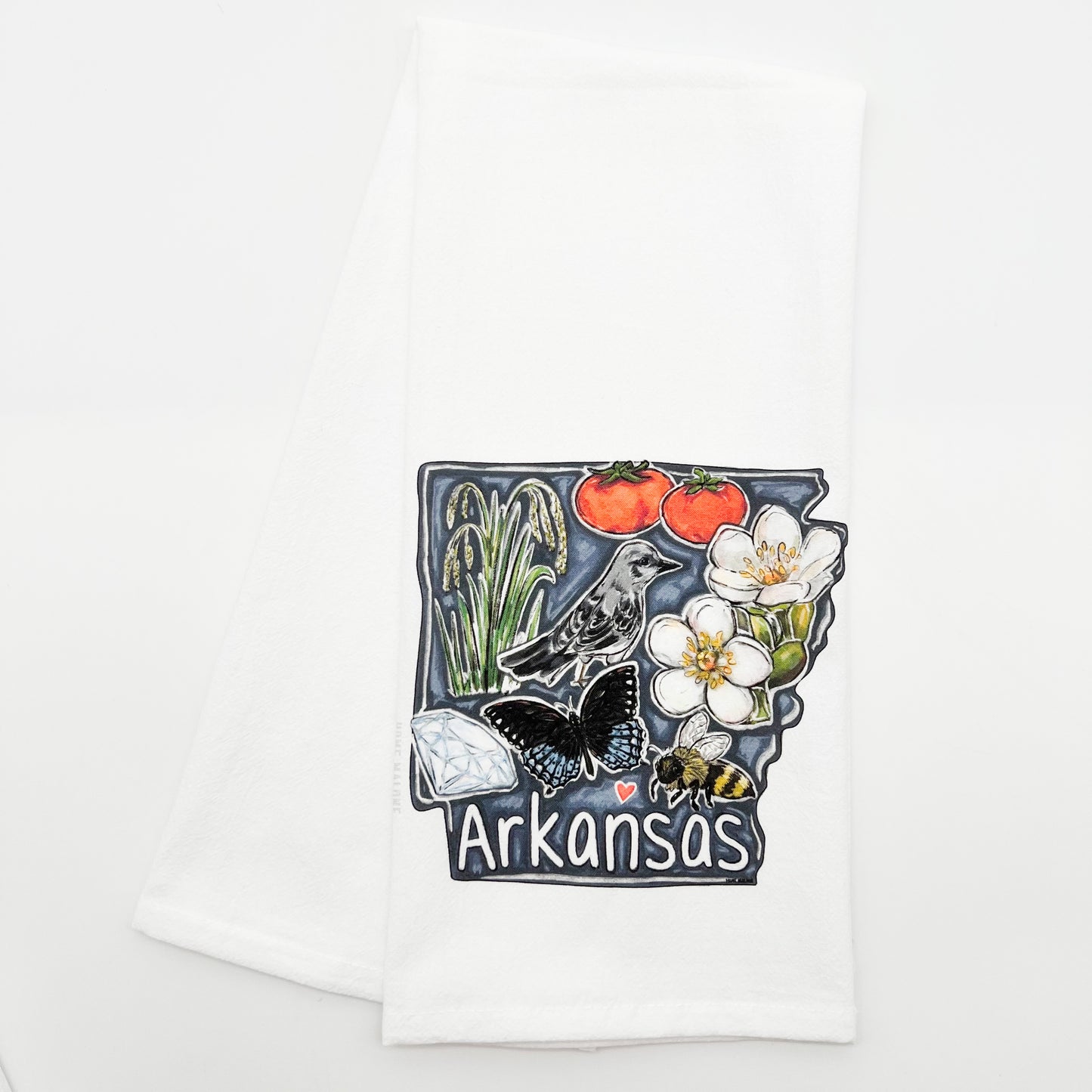 Arkansas State Favorites Tea Towel