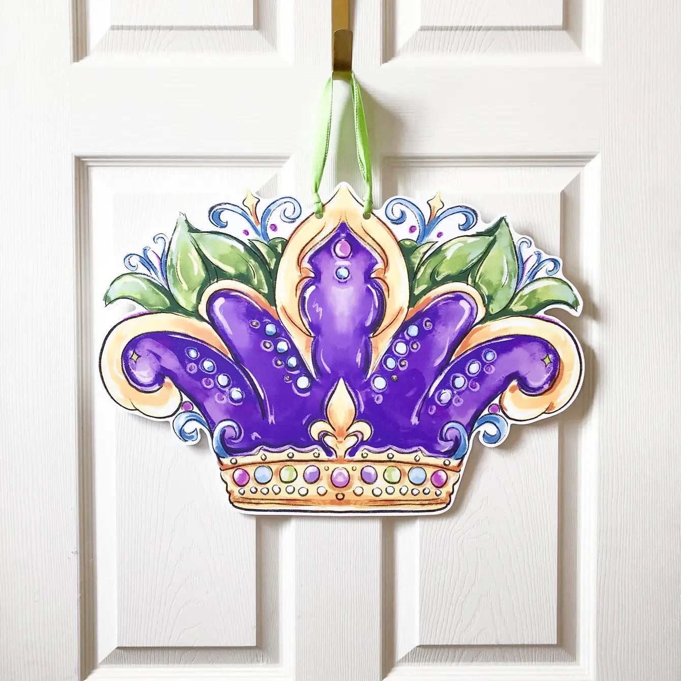 Carnival Queen Crown Door Hanger