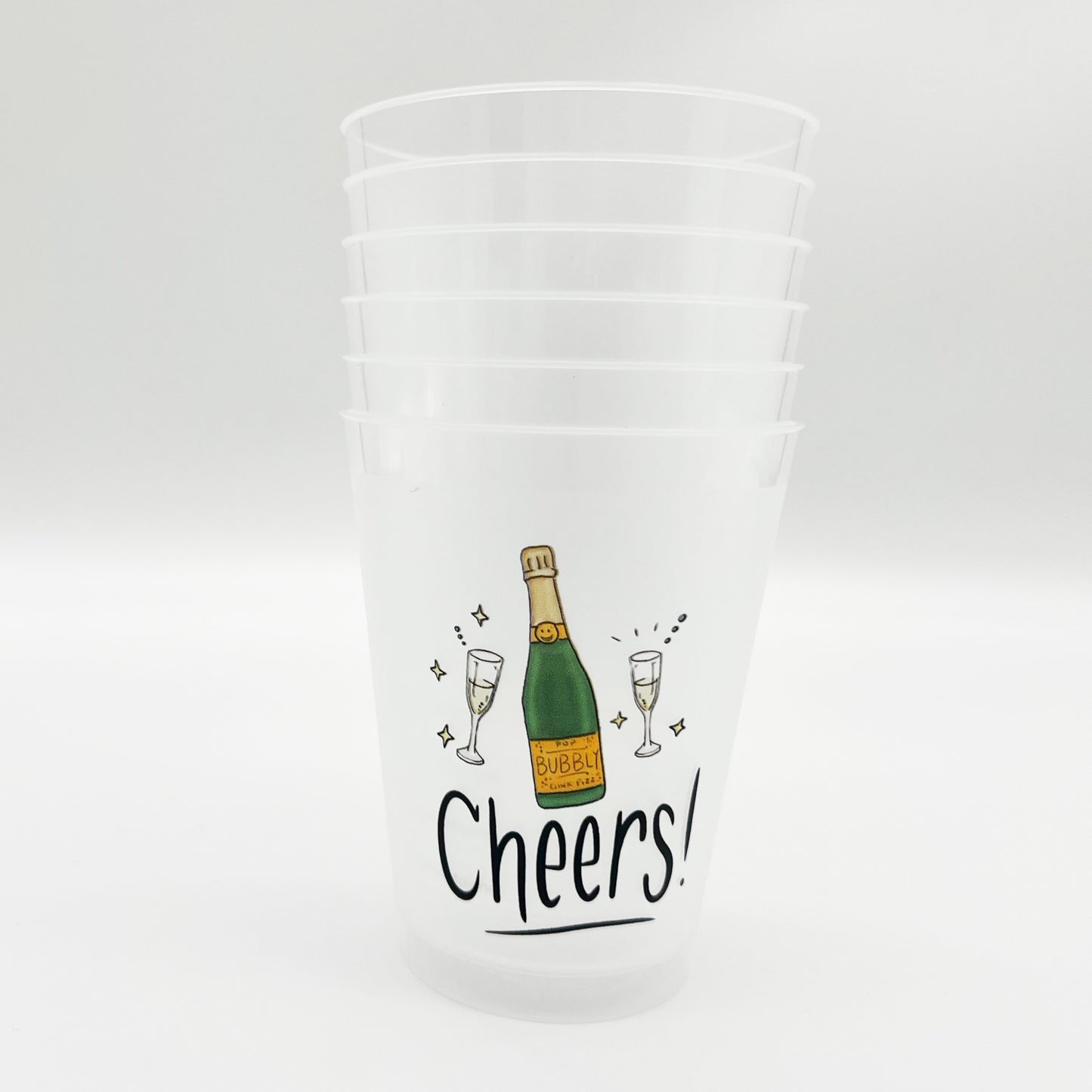 Champagne Cheers Party Cup Set
