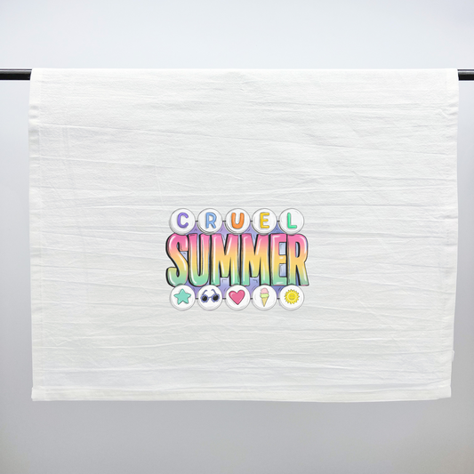 Cruel Summer Kitchen Towel Swiftie Home Decor Decorative Art