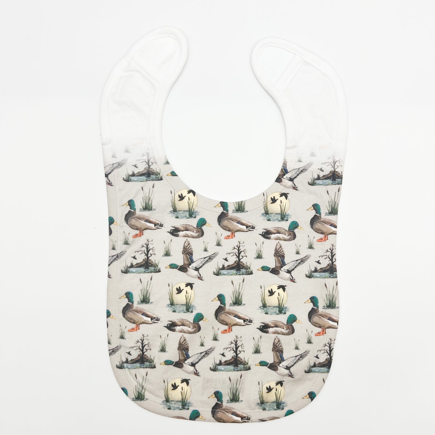 Mallard Duck Baby Bib -Gift New Baby Arrival Shower Birthday