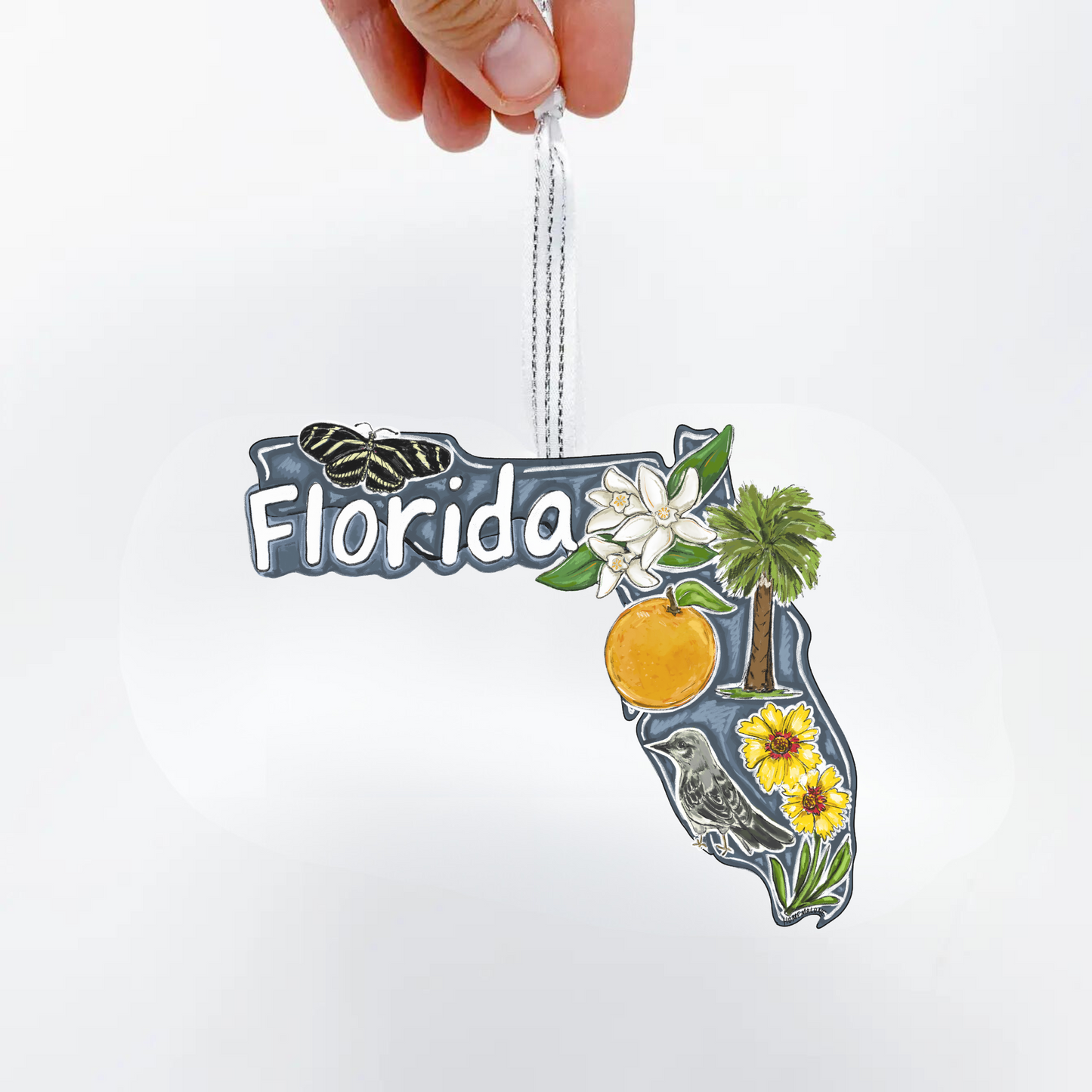 Acrylic Florida State Favorites Ornament-Souvenir