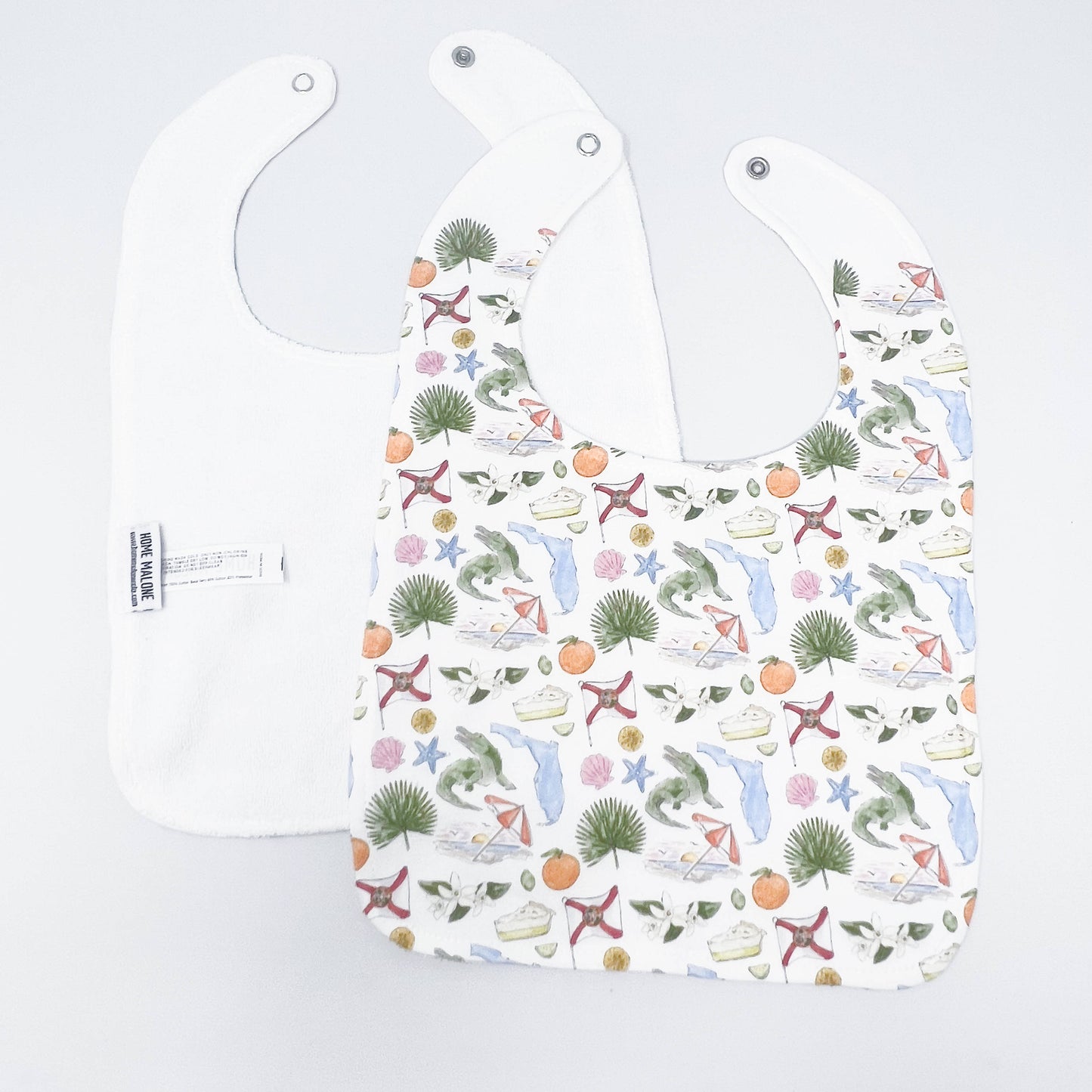 Florida Icons Baby Bib