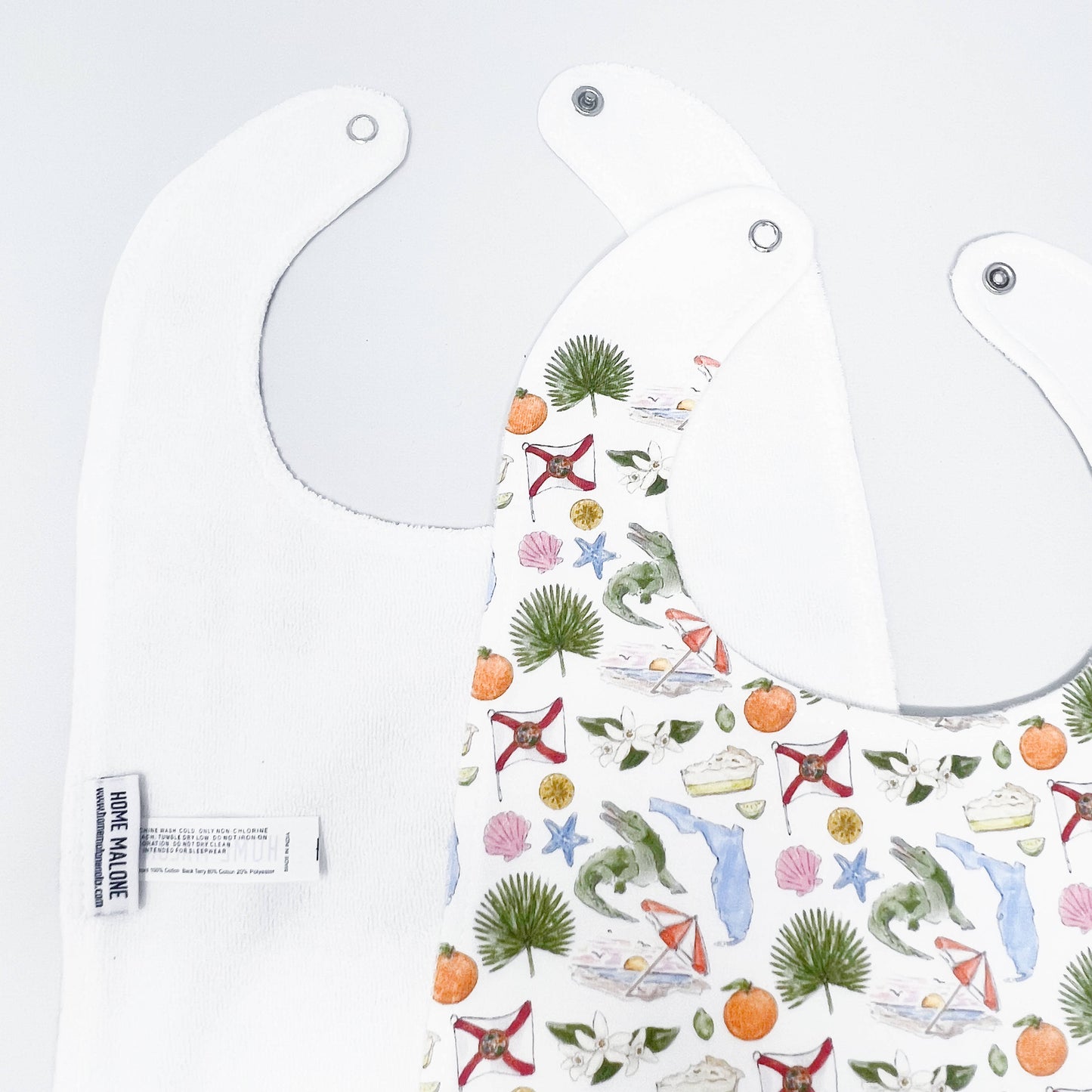Florida Icons Baby Bib