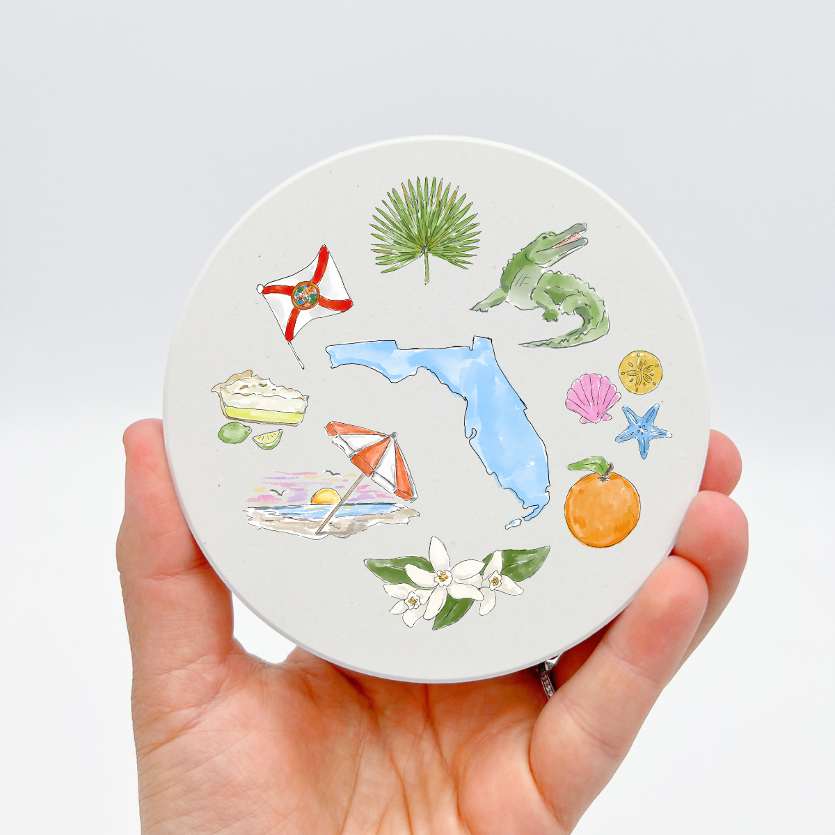 Florida Icons Coaster