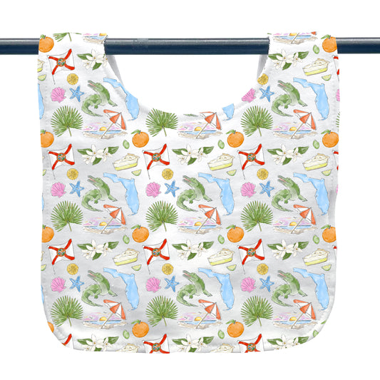 Florida Icons Baby Bib