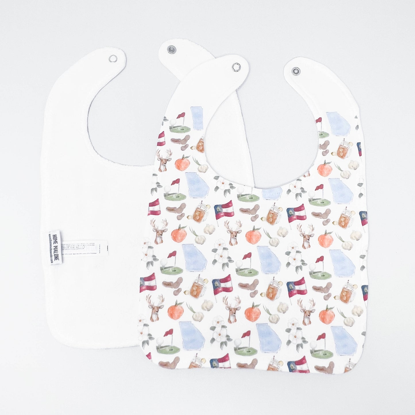 Georgia Icons Baby Bib
