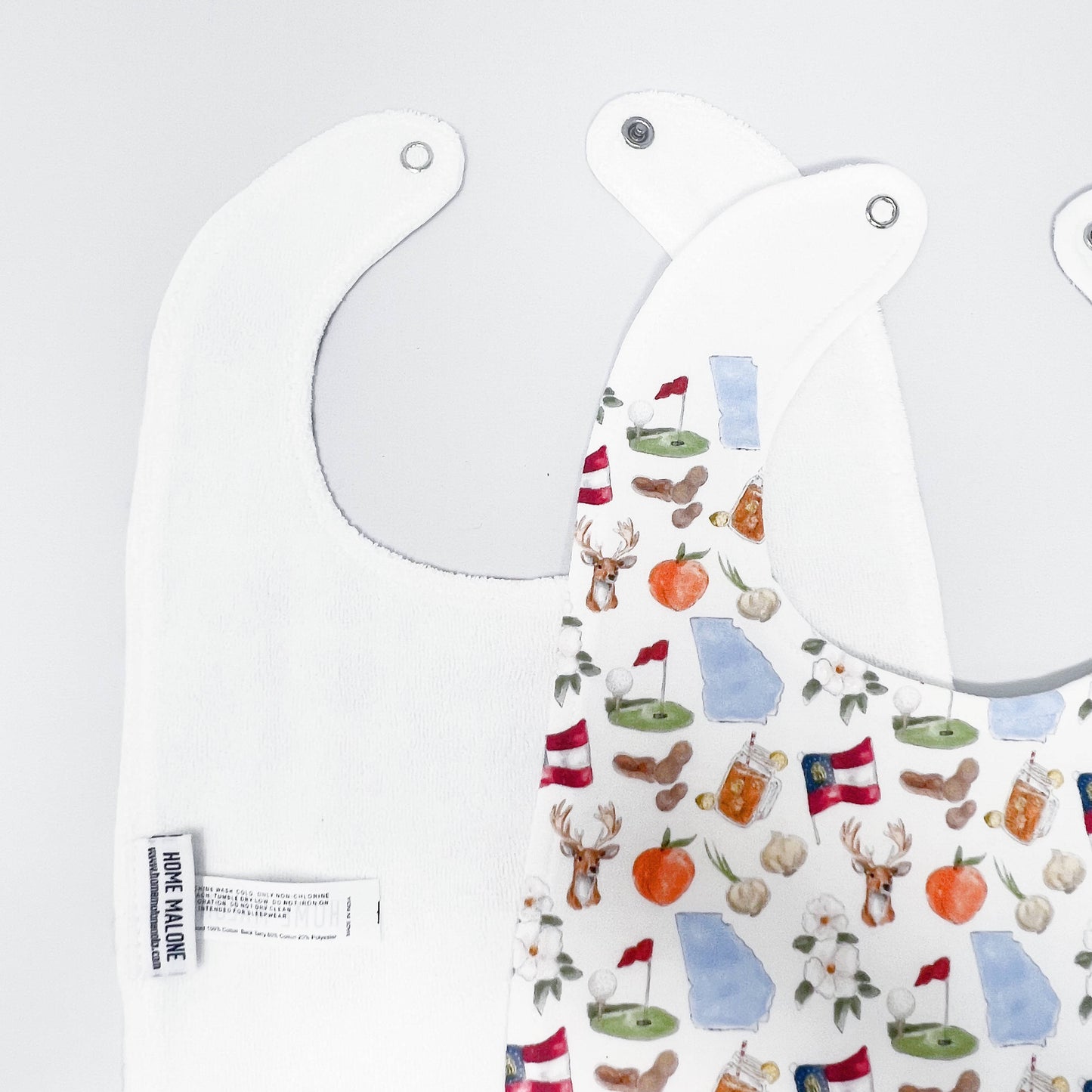 Georgia Icons Baby Bib