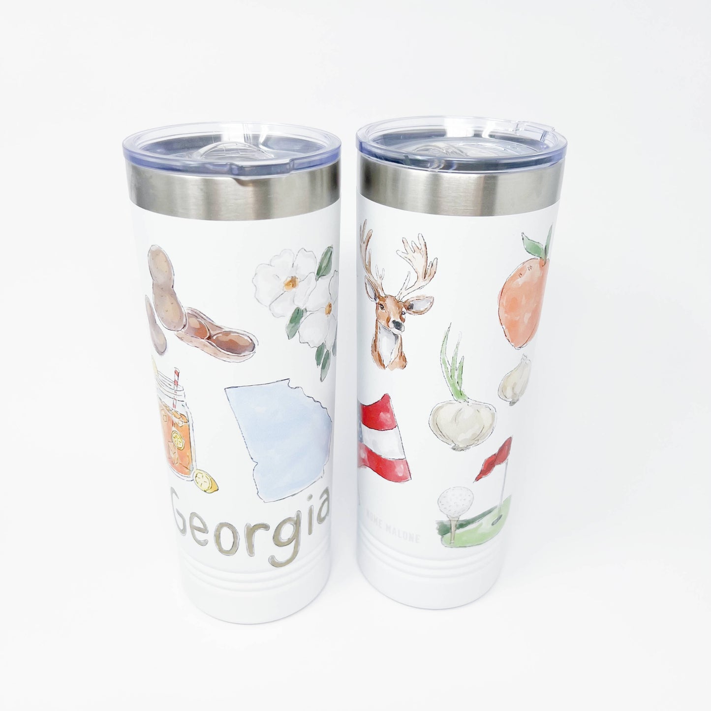 Georgia Icons Skinny Tumbler 22oz