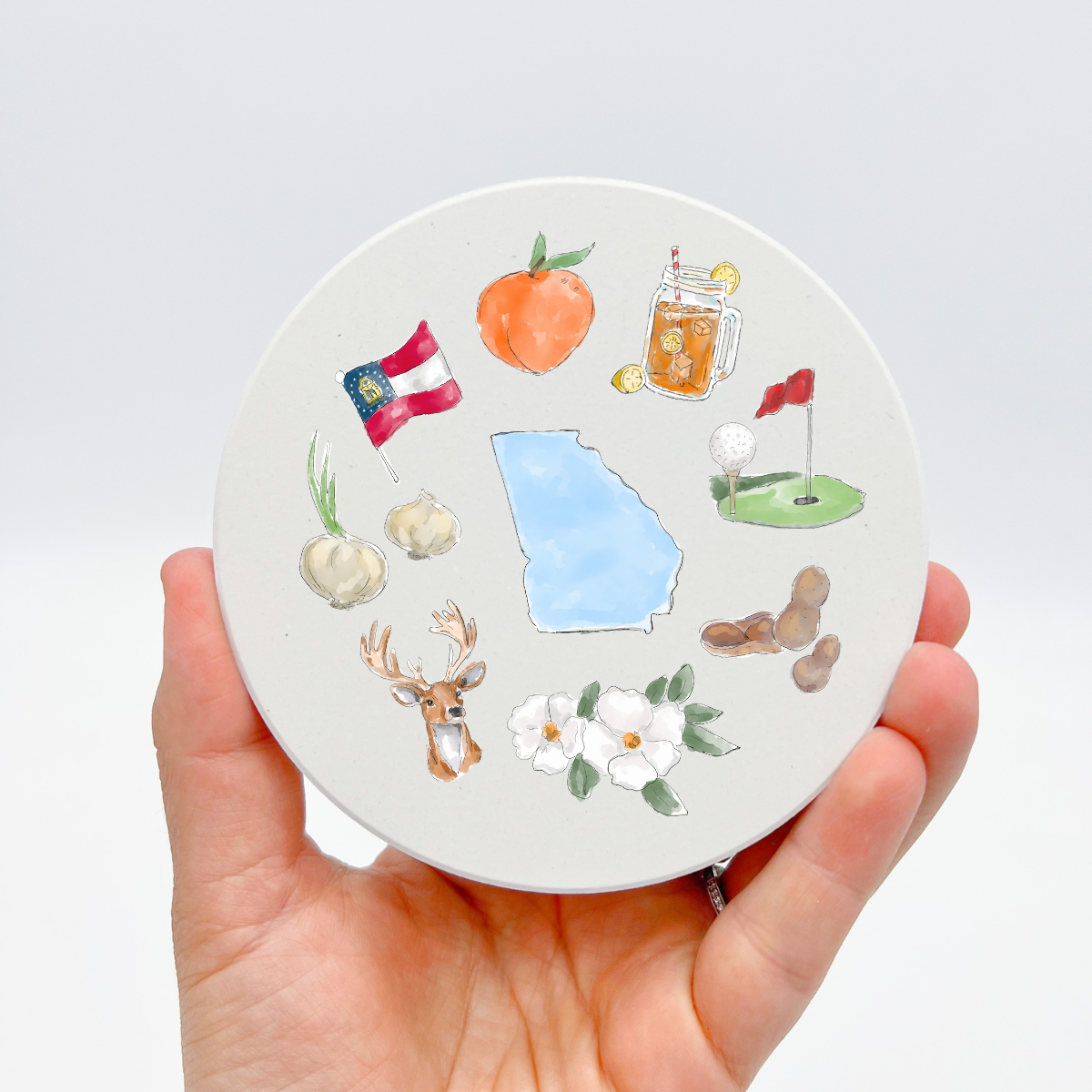 Georgia Icons Coaster