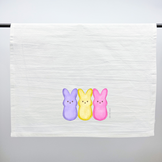 Bunny Treats Tea Towel