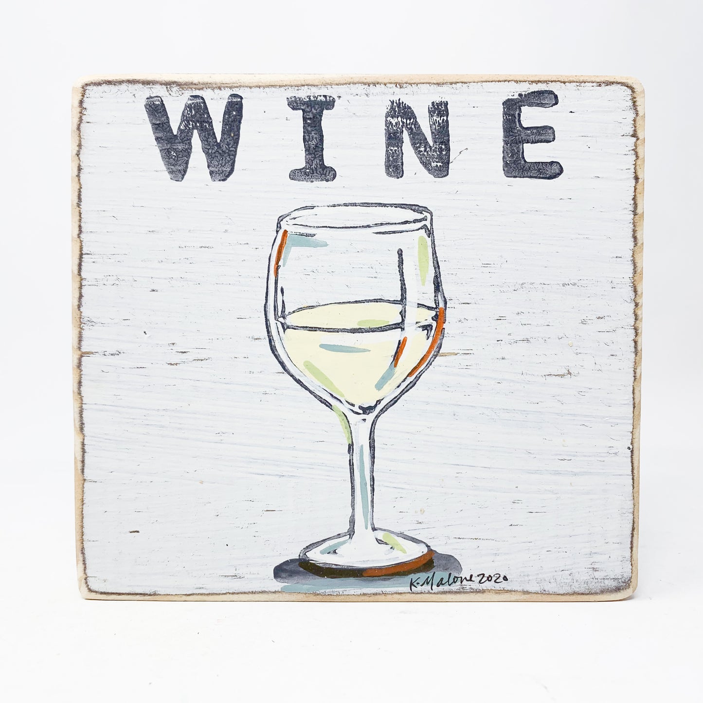 Square Wood Signs - Fun Decorative Wall Decor