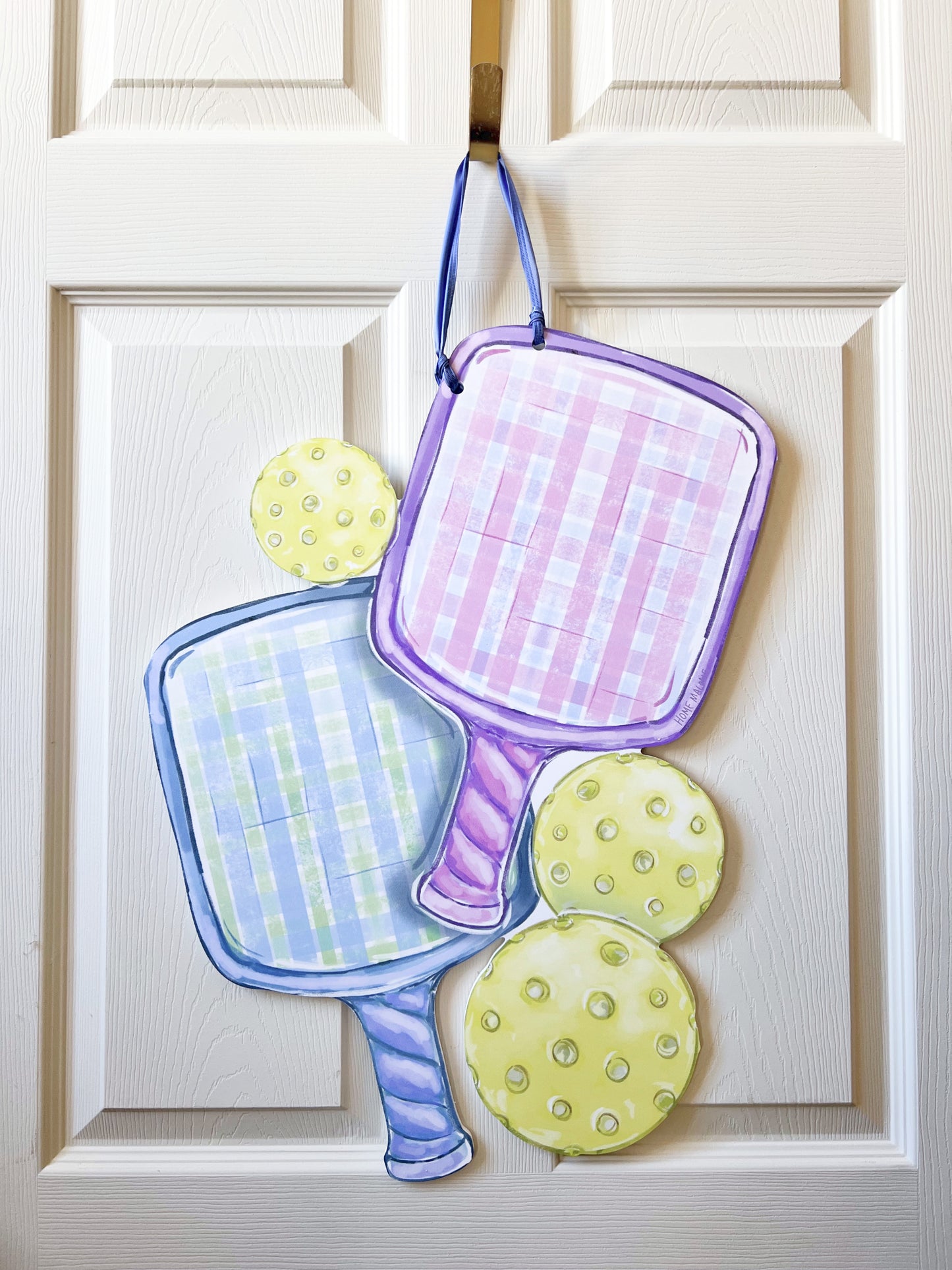 Pickleball Door Hanger - Dinker Sports Trendy Dillball Decor