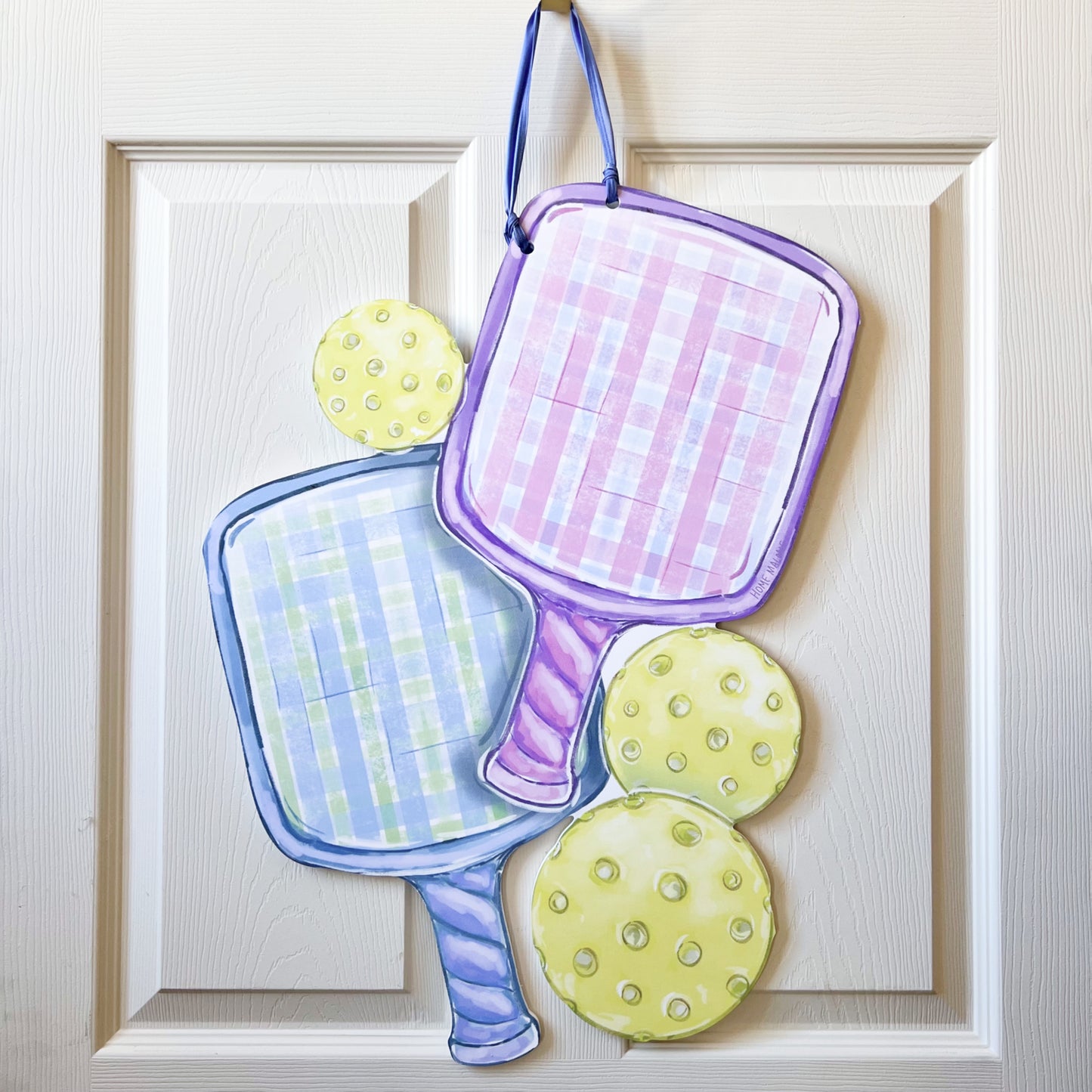 Pickleball Door Hanger - Dinker Sports Trendy Dillball Decor