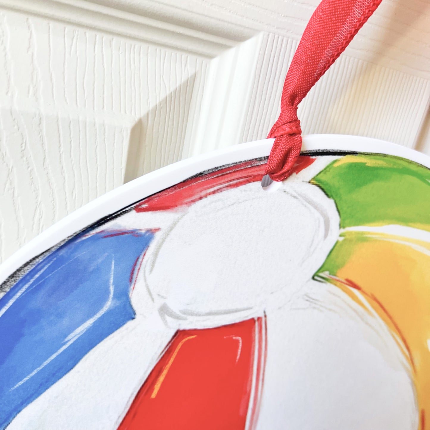 Beach Ball Round Door Hanger