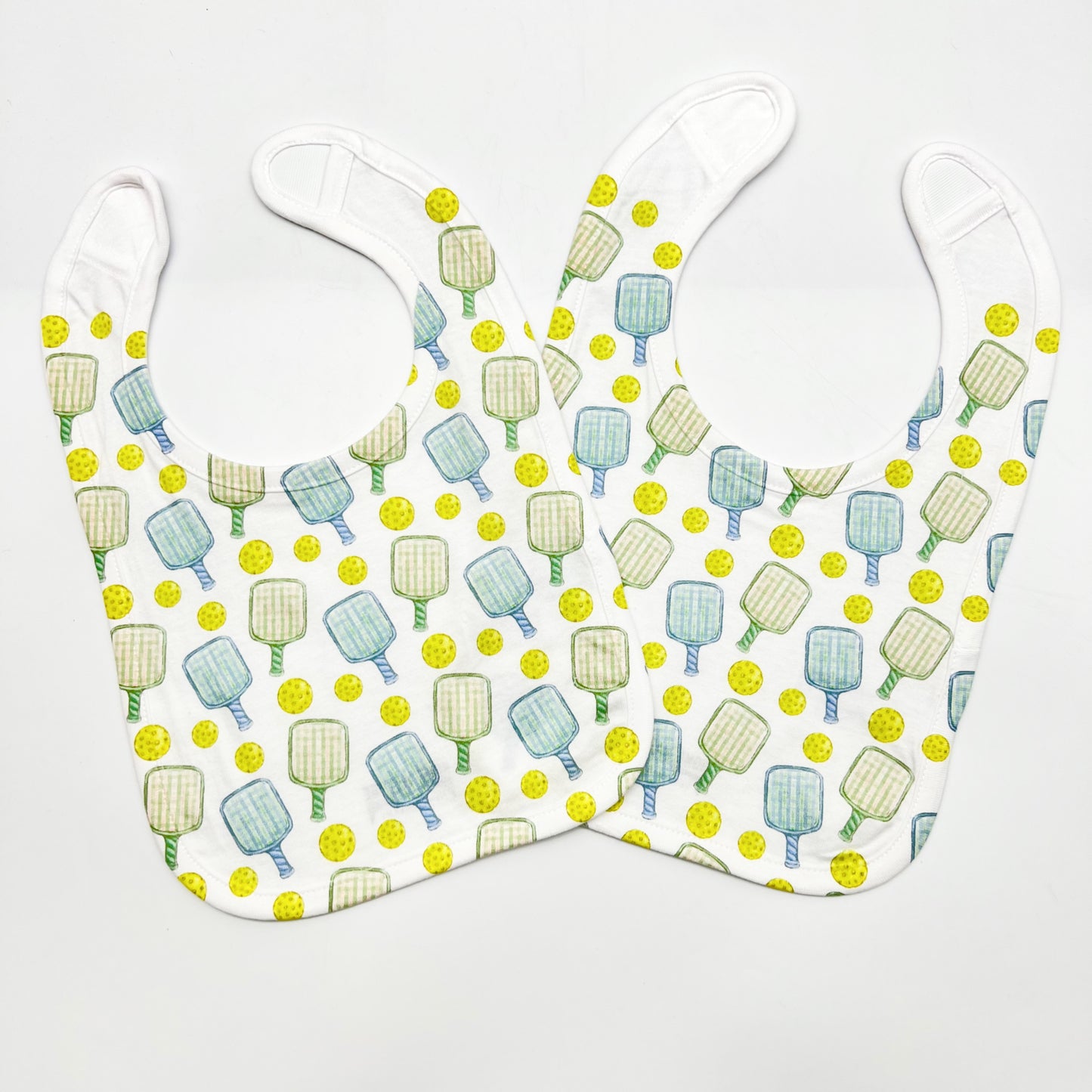 Pickleball Baby Bib - Sports Dinker Cute Fun