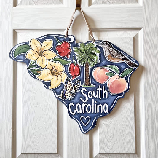 South Carolina State Favorites Door Hanger