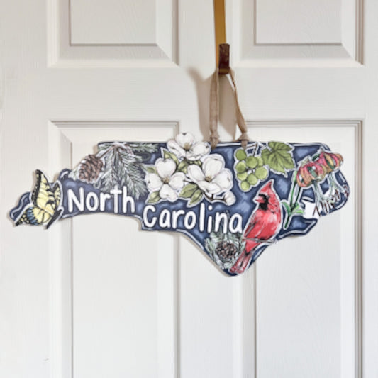 North Carolina State Favorites Door Hanger
