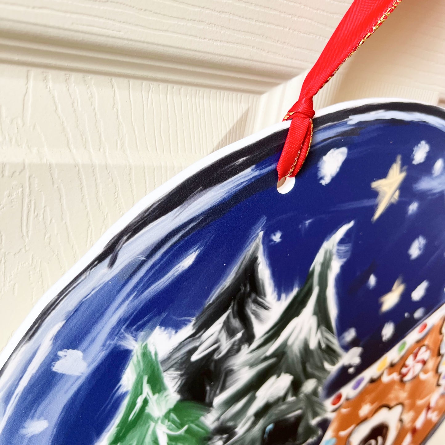 Winter Snowglobe Door Hanger