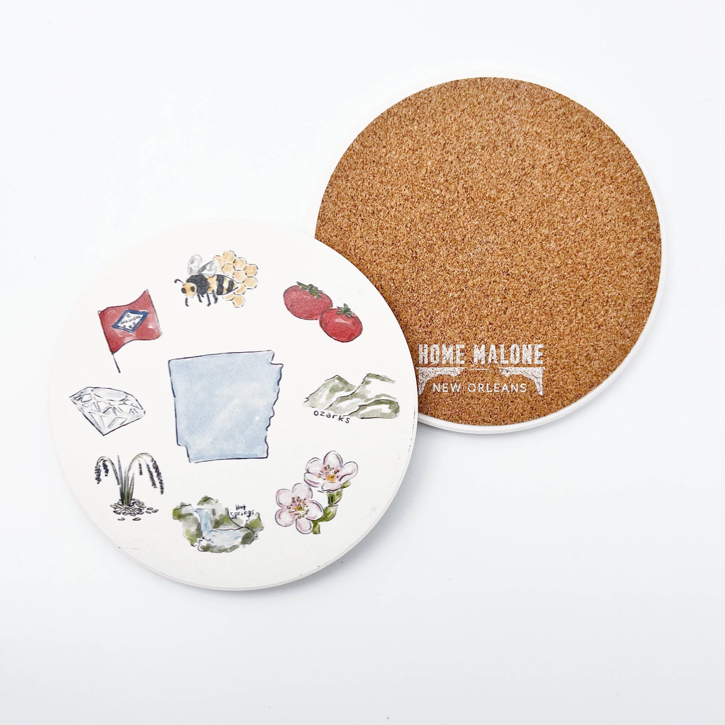 Arkansas Icons Coaster