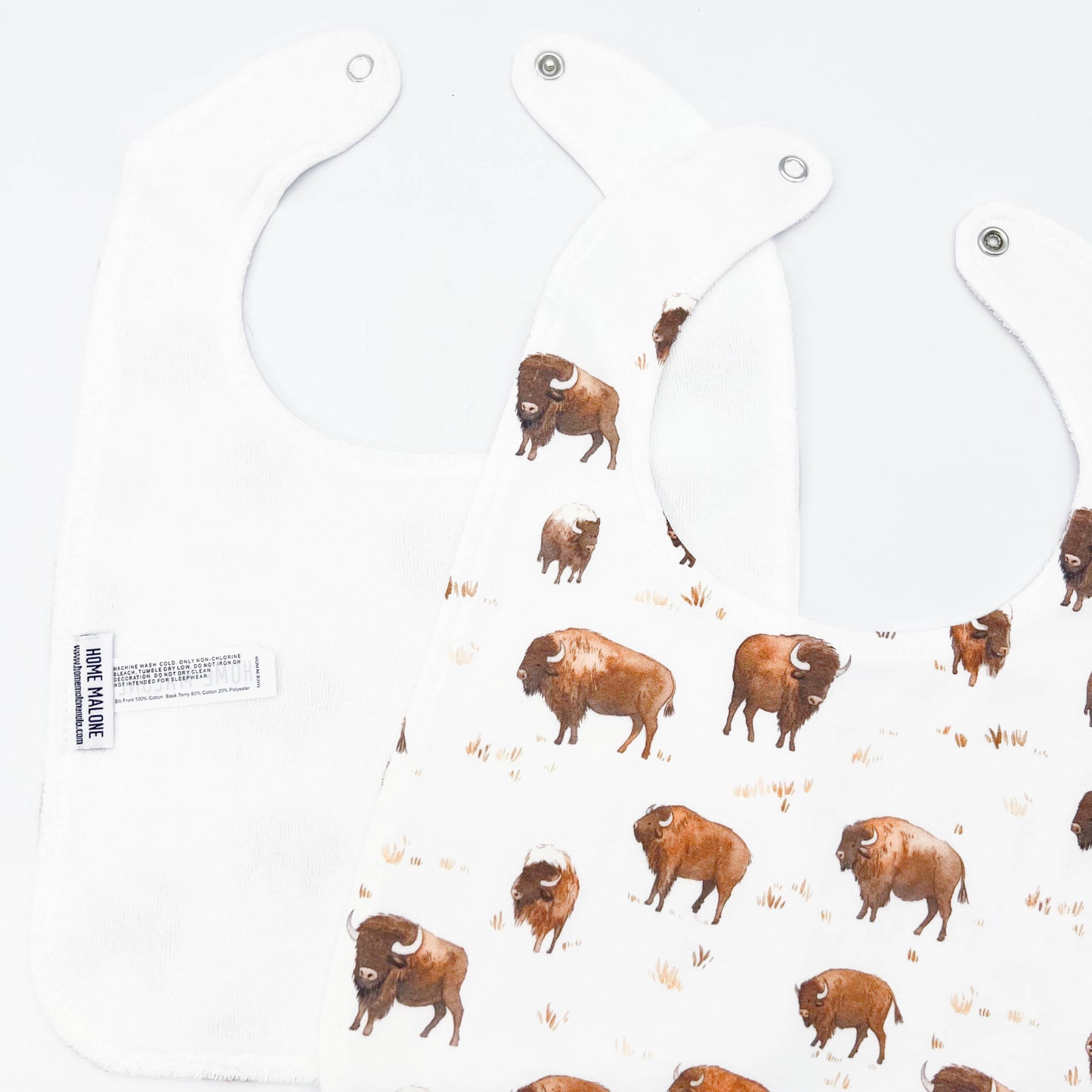 Buffalo Baby Bib