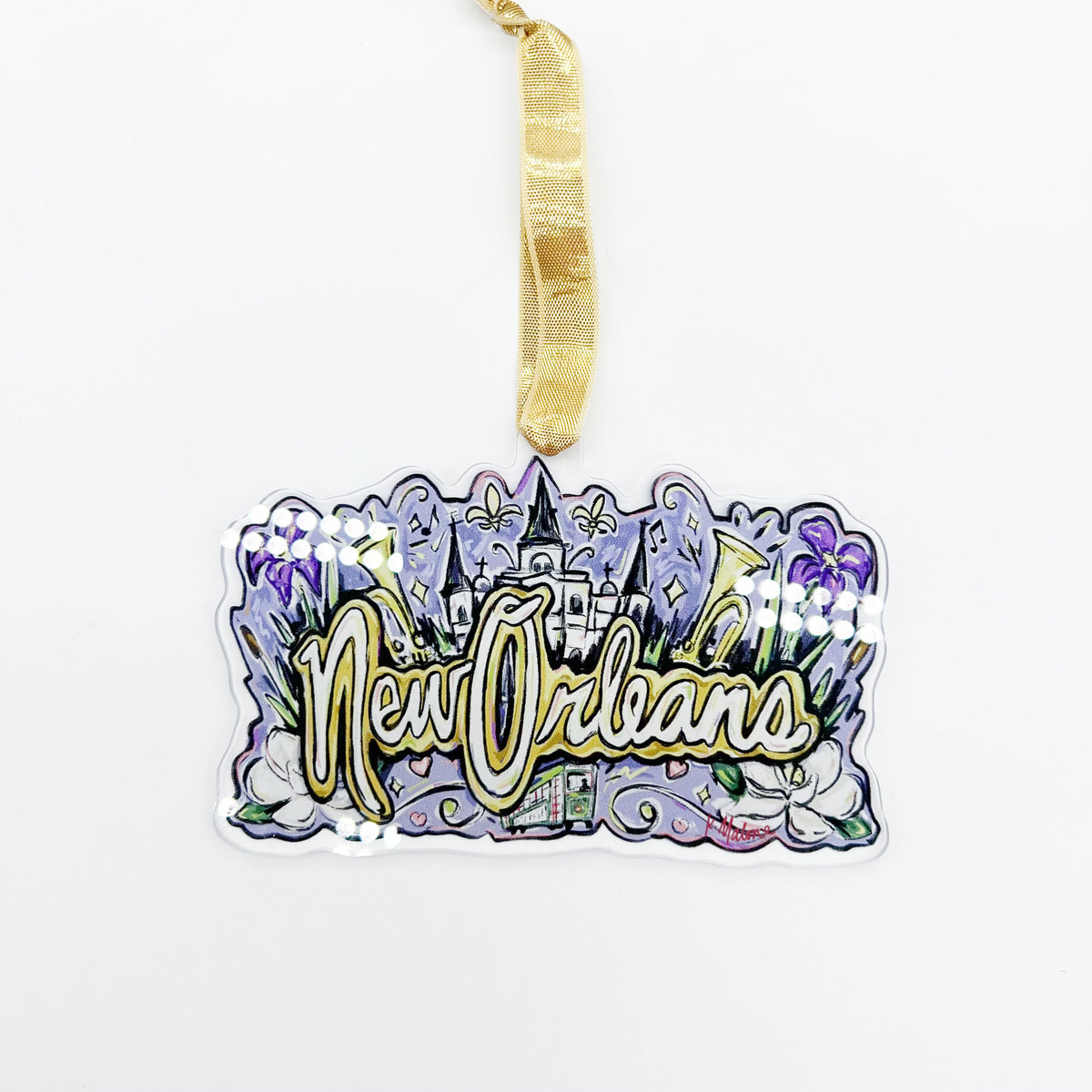 Acrylic New Orleans Bons Temps Ornament