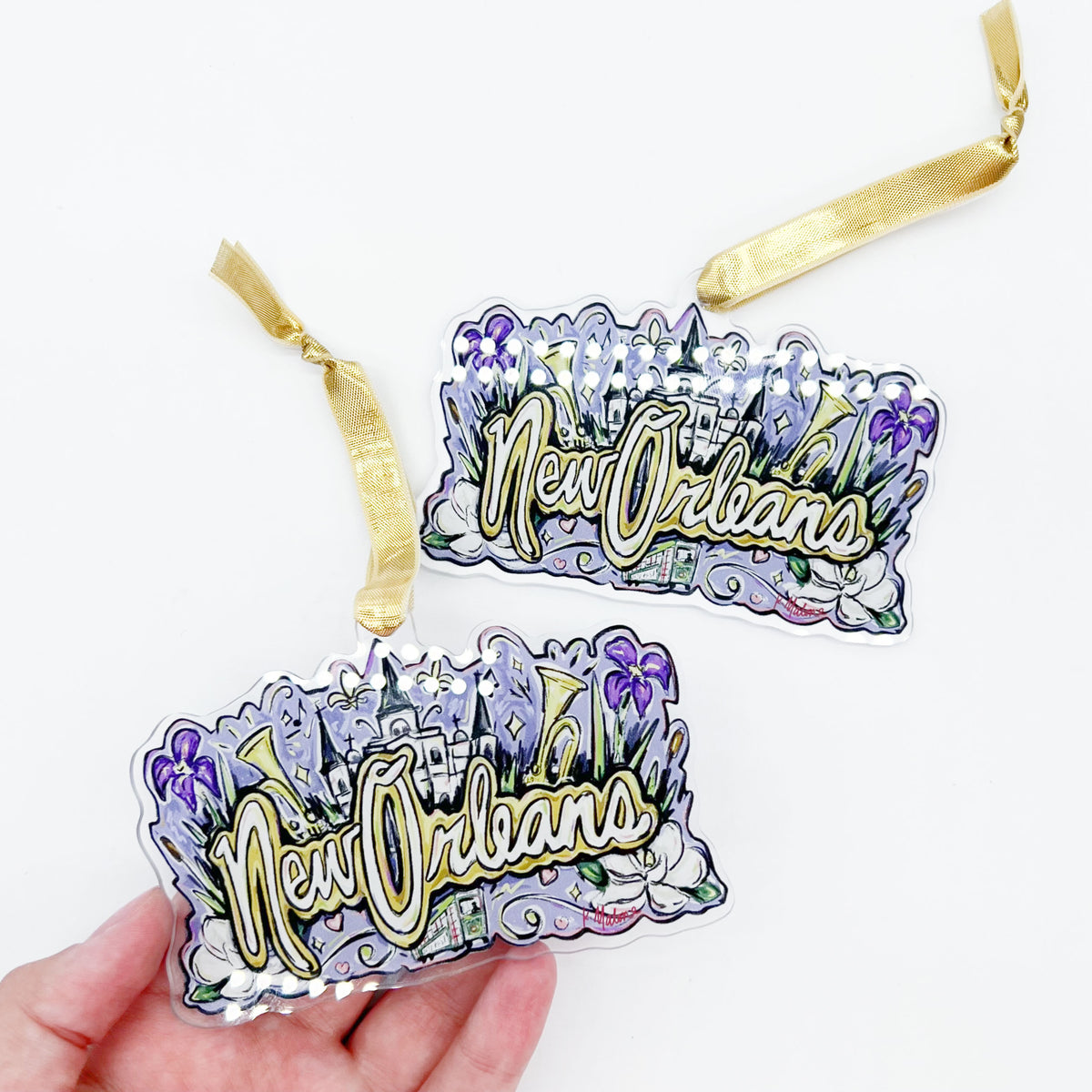 Acrylic New Orleans Bons Temps Ornament